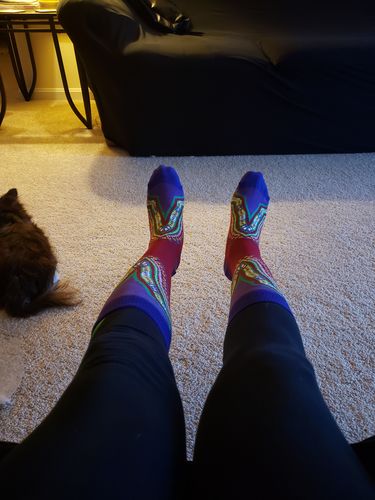 Customer photo review of The Classic Afrisocks Collection