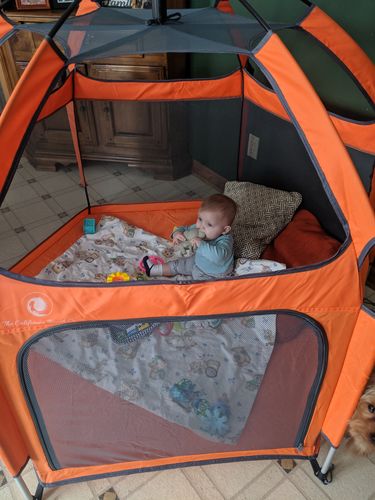Customer photo review of Pop N' Go® Playpen