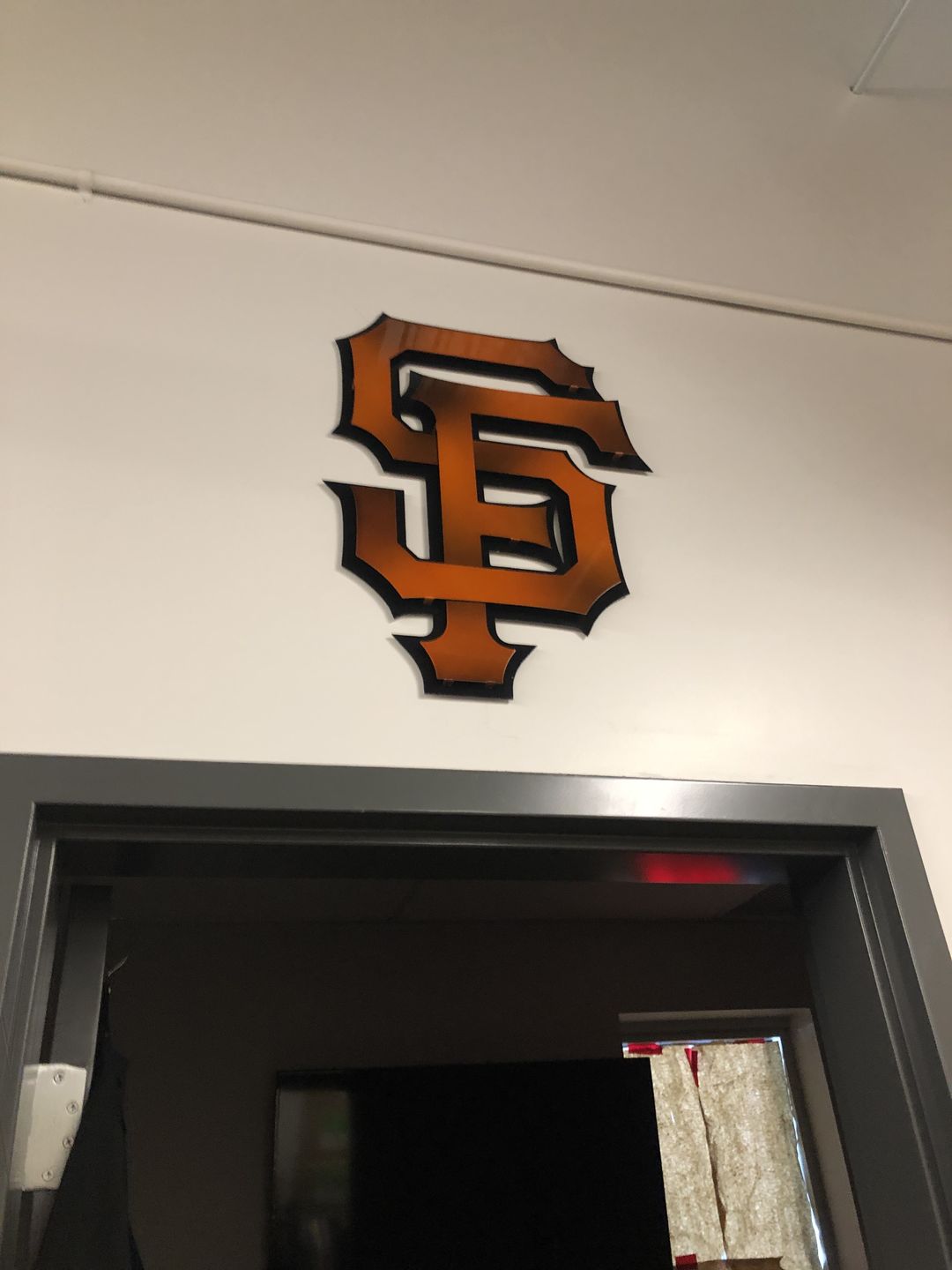 Customer photo review of San Francisco Giants SF Logo 3D Metal Artwork