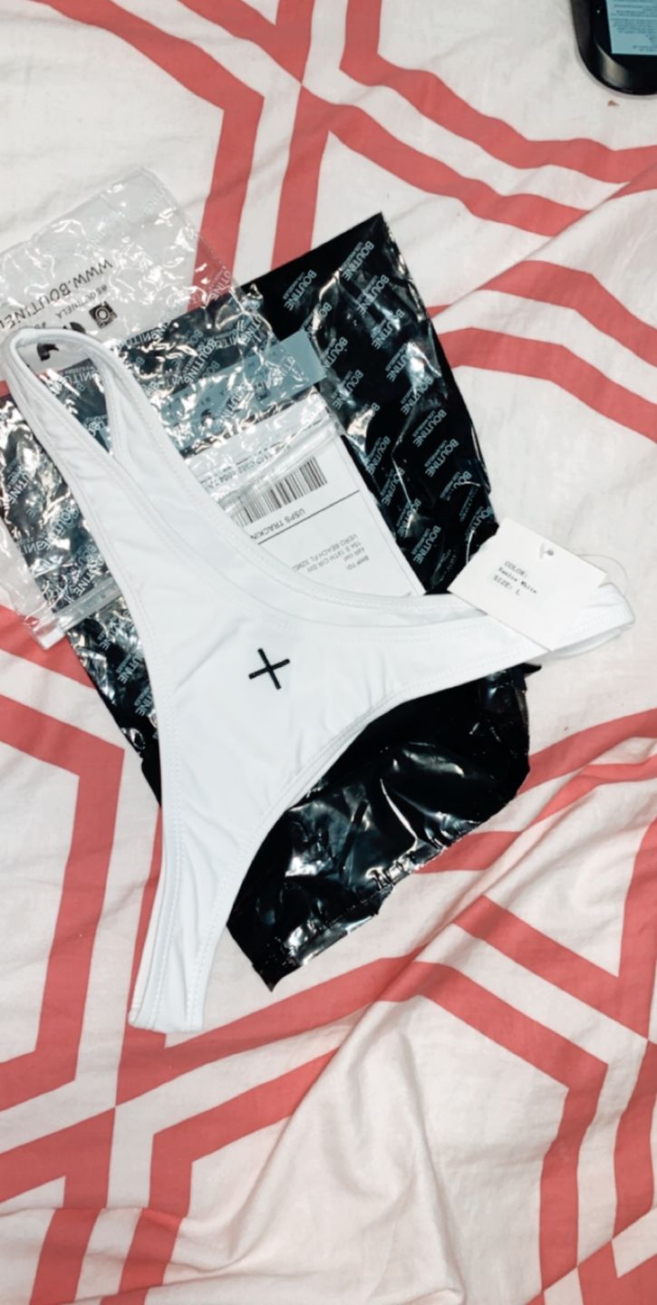Customer photo review of Venice White Chic 80's Bottoms