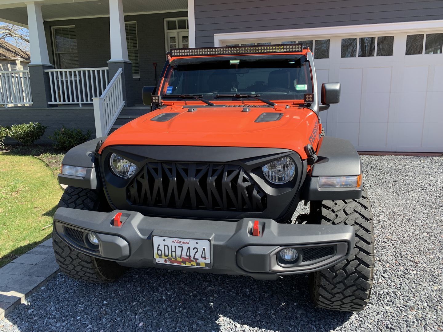 Customer photo review of Shark Grille - Matte Black (07-18 Wrangler JK)