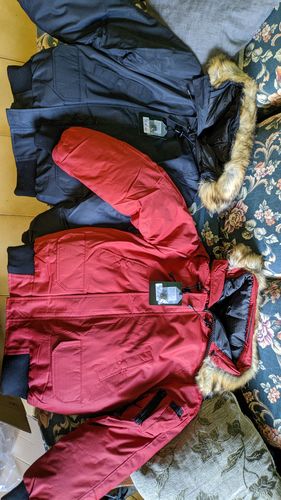 Customer photo review of BELUOMO - Bomber con Pelliccia