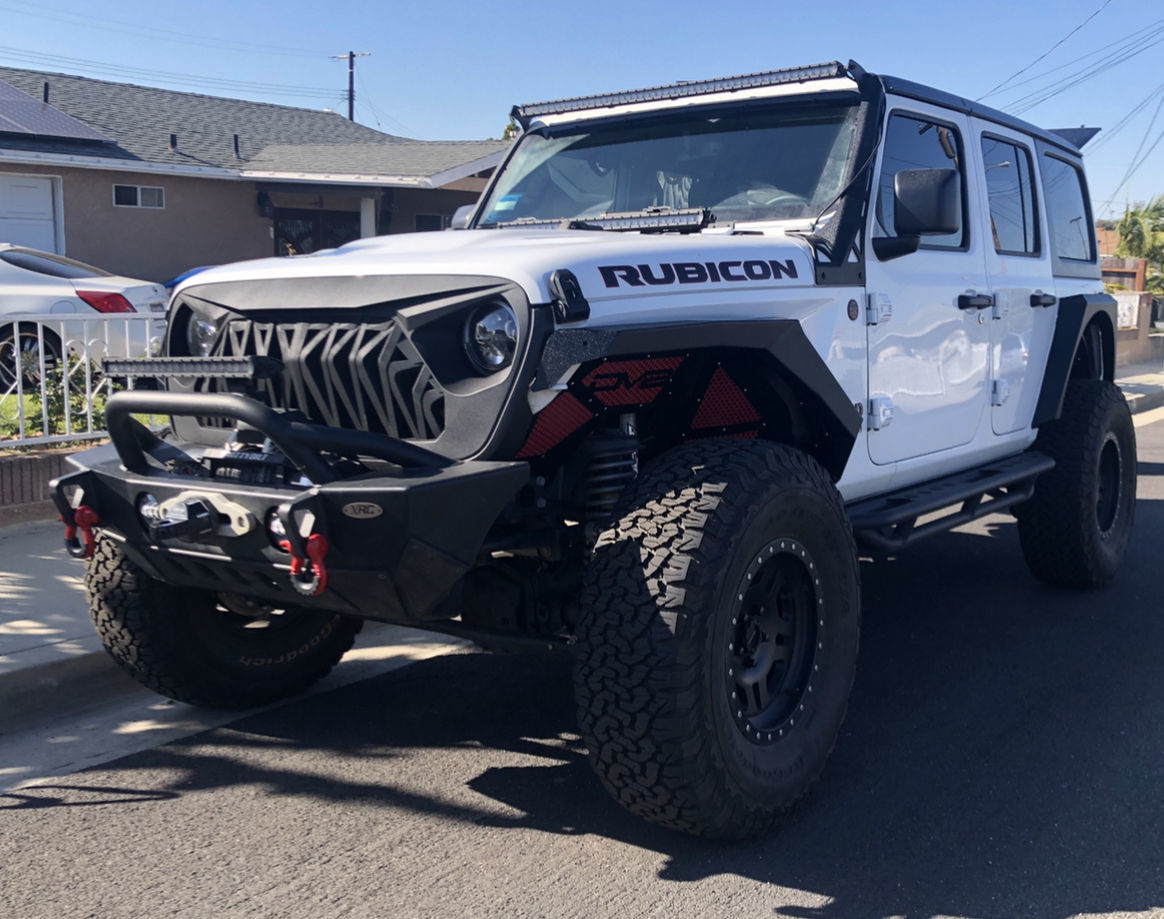 Customer photo review of Shark Grille - Matte Black (07-18 Wrangler JK)