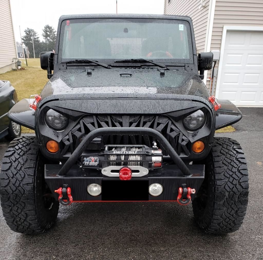 Customer photo review of Shark Grille - Matte Black (07-18 Wrangler JK)