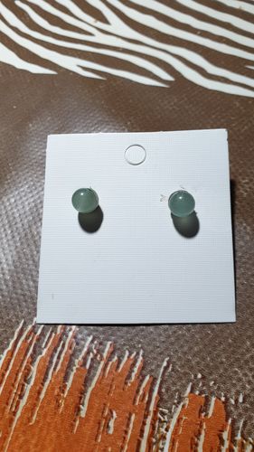 Customer photo review of CLOU D'OREILLES AVENTURINE