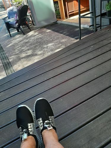 Customer photo review of Astra Sneakers - Instant Foot Pain Relief