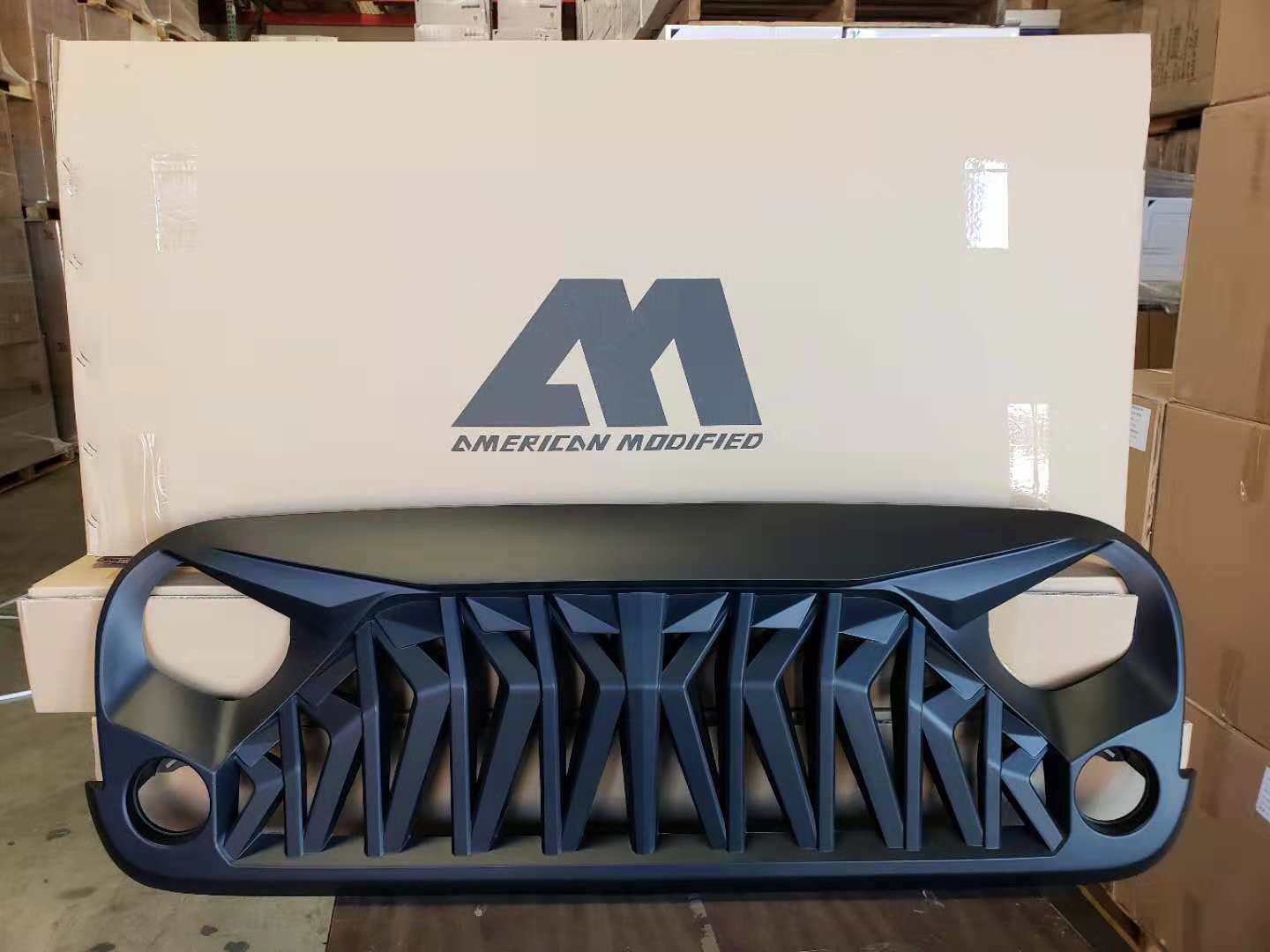 Customer photo review of Shark Grille - Matte Black (07-18 Wrangler JK)