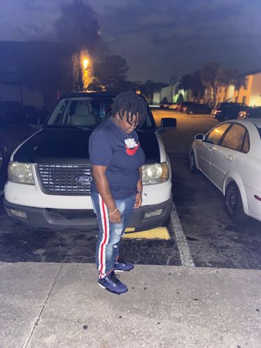 Customer photo review of Side Paint Stripe Athletic Track Denim Medium Blue (M4700D 22S)