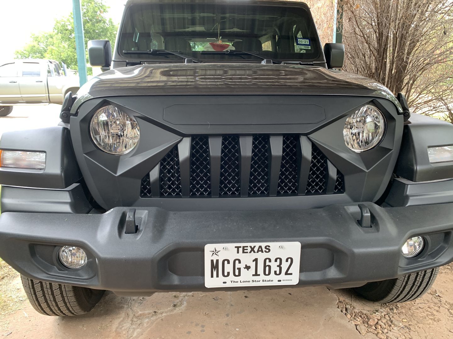 Customer photo review of Demon Grille - Matte Black  (18-20 Wrangler JL & Gladiator JT)