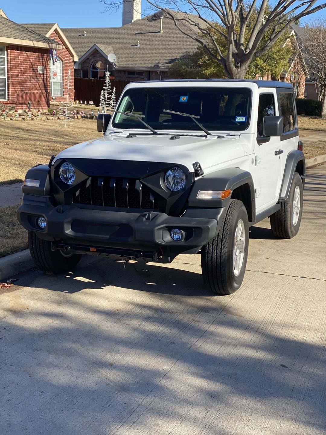 Customer photo review of Demon Grille - Matte Black  (18-20 Wrangler JL & Gladiator JT)