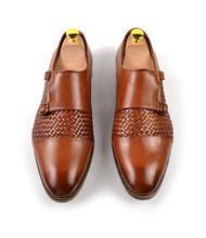 Customer photo review of Handwoven Double Monk Straps - Brown