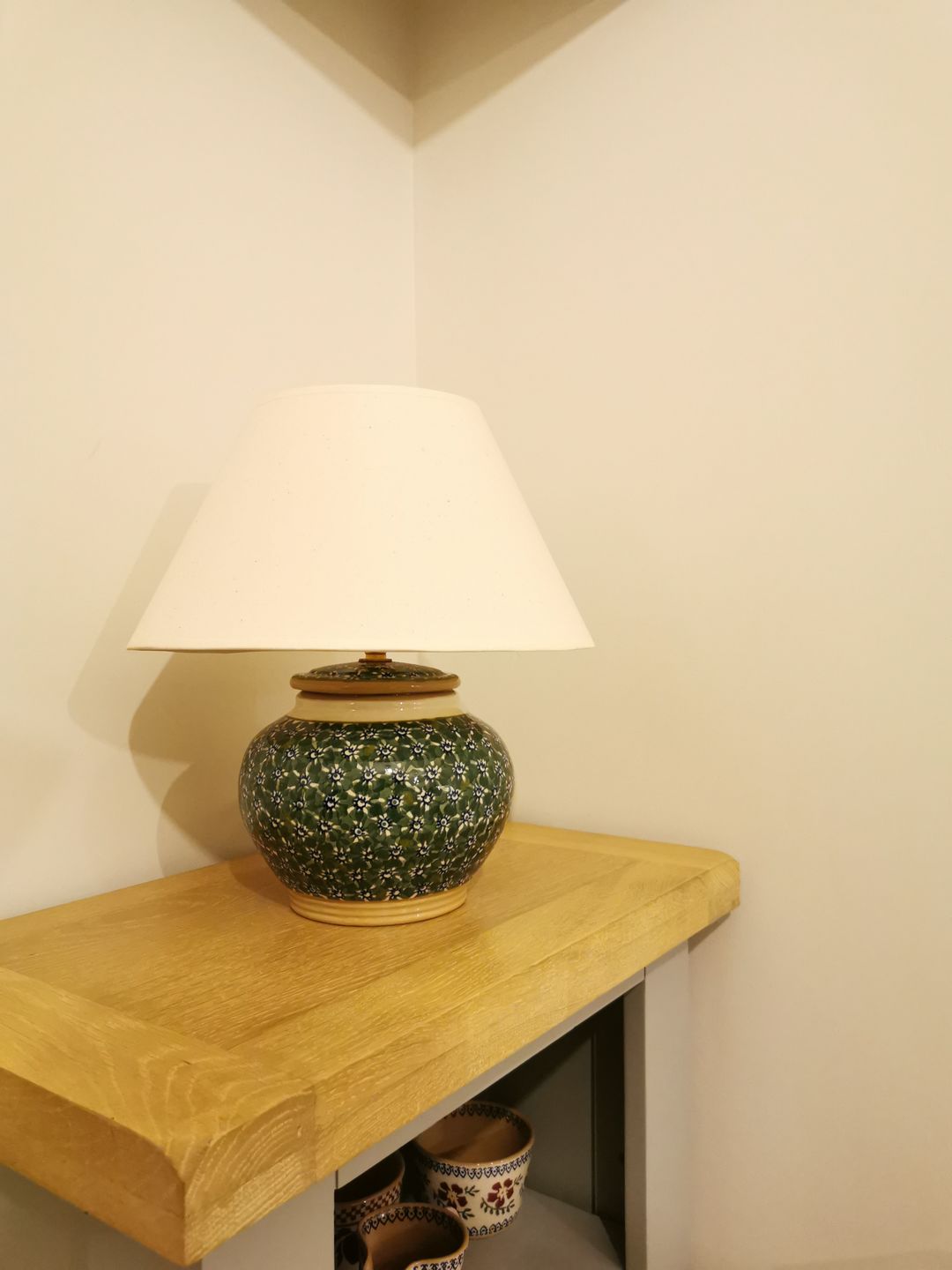 Customer photo review of Lawn Green 5" Lamp Base