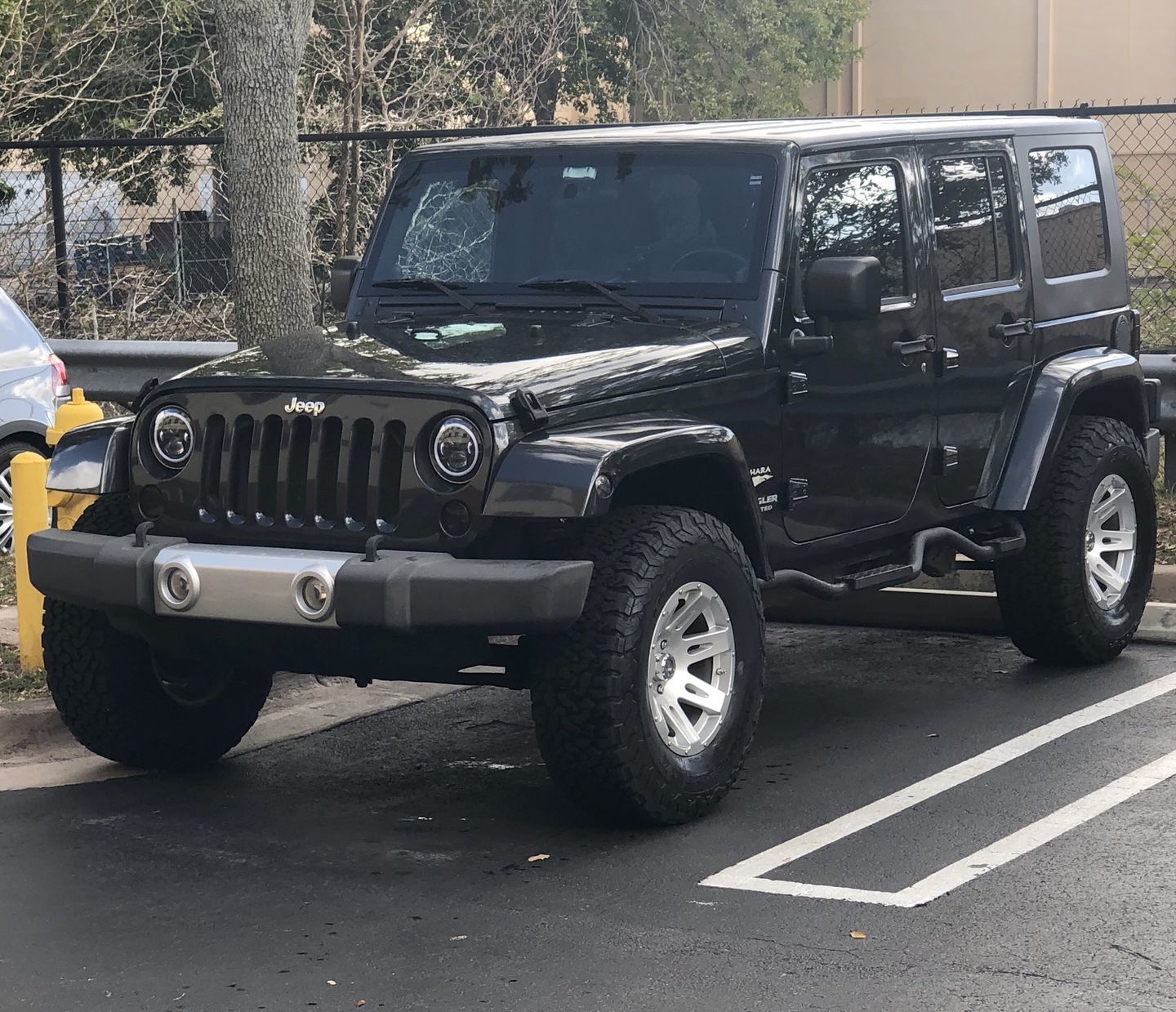 Customer photo review of LED Halo Headlights w/ DRL & Amber Turn Signals (97-18 Jeep Wrangler TJ/ JK)