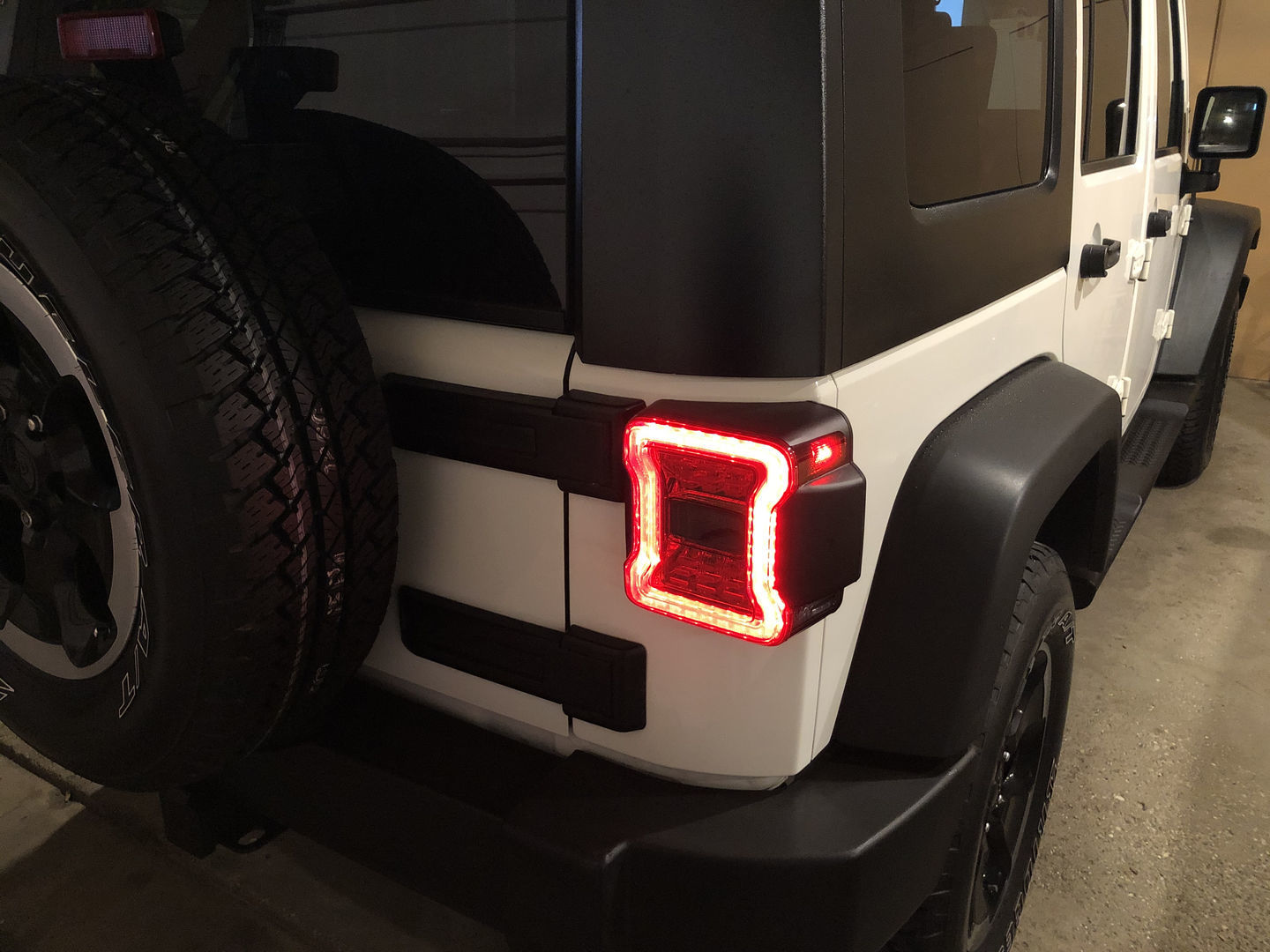 Customer photo review of JK to JL Conversion Tail Lights (07-18 Wrangler JK/ JKU)