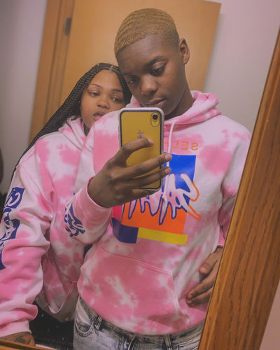 Customer photo review of Savage Self Made Tie Dye Hoodie Pink (9157TDH)