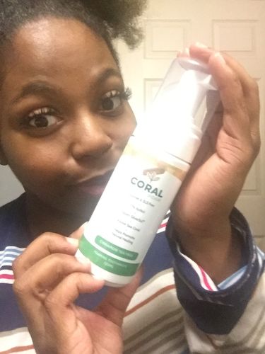 Customer photo review of Nano Silver Foaming Toothpaste