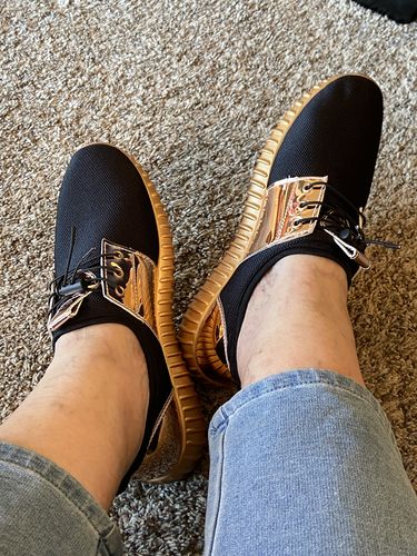 Customer photo review of Astra Sneakers - Instant Foot Pain Relief