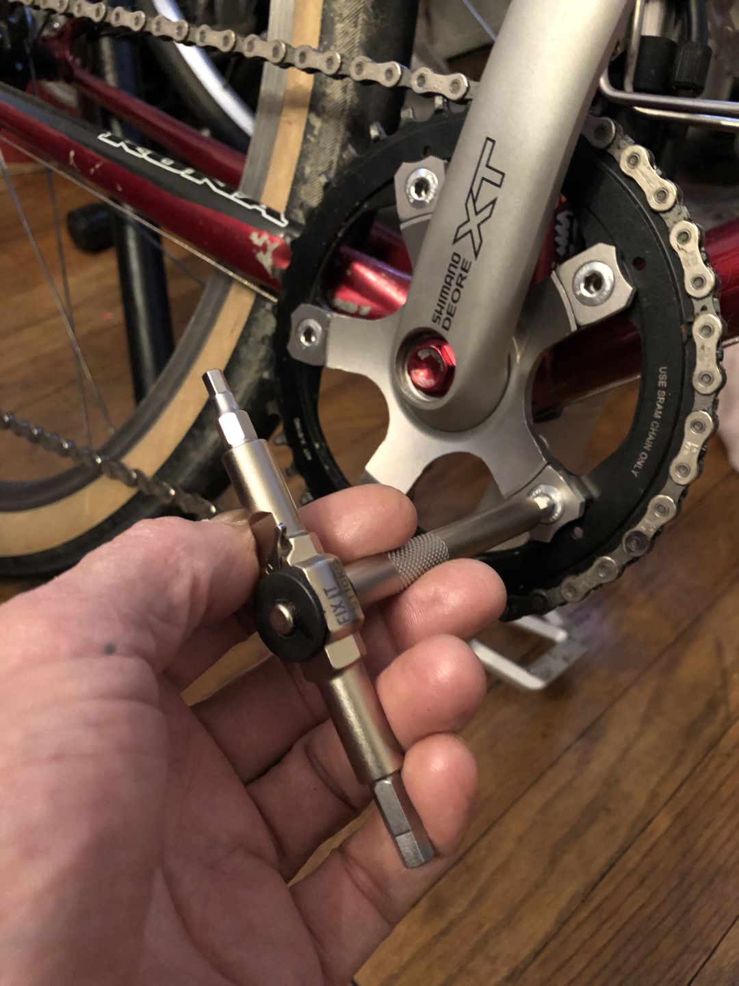 Customer photo review of Ratcheting T-Way Wrench