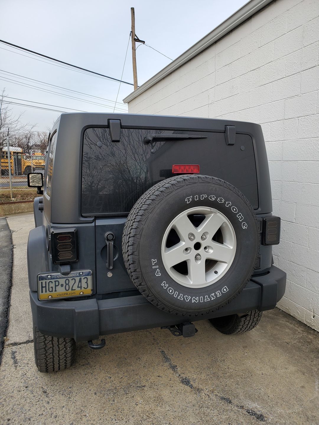 Customer photo review of Smoked Avenger LED Tail Lights (07-18 Jeep Wrangler JK/ JKU)