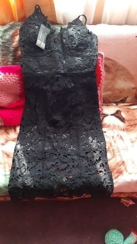 Customer photo review of Long Sleeve Elegant Beach Dress