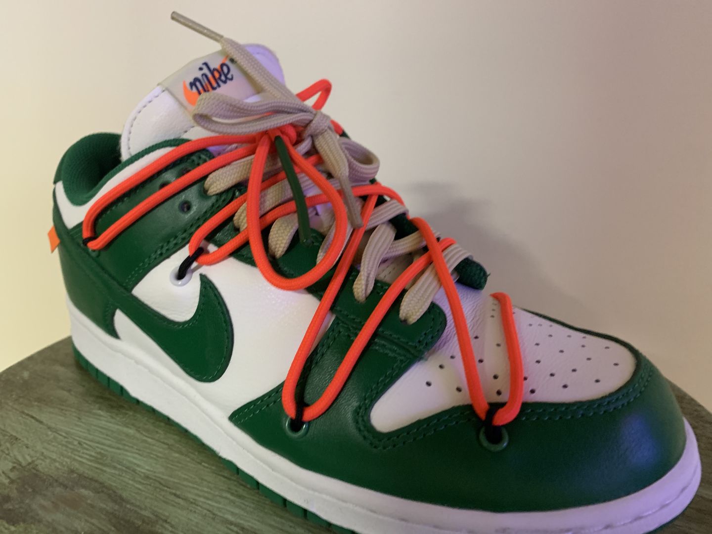 Customer photo review of Flat Waxed Cotton Shoe Laces