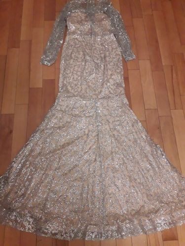 Customer photo review of Elegant Sexy Vine Pattern Mermaid Dress