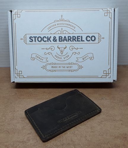 Customer photo review of No.54 | 'Vintage Brown' Minimalist Leather Wallet