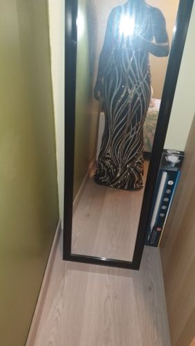 Customer photo review of Sexy Night Bodycon Deep V Neck Cocktail Dress