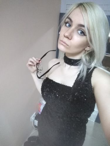 Customer photo review of Shoulder Straps Backless Long Satin Dress