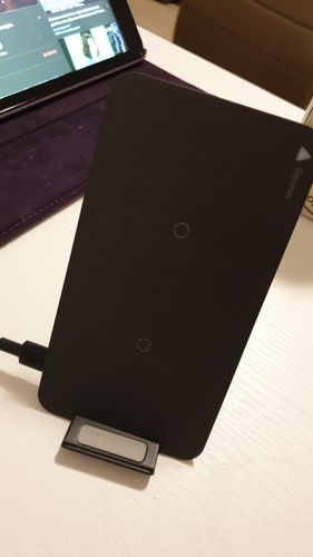 Customer photo review of The Titan Wireless Fast Charging Dock™