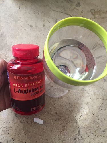 Customer photo review of L-Arginina HCL (grado farmacéutico), 1000 mg, 120 comprimidos