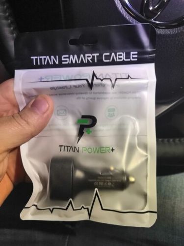 Customer photo review of The Titan 5.2A Fast Car Charger™