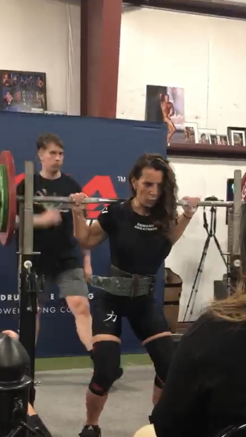 Customer photo review of Strength Shop Deadlift Socks - Black