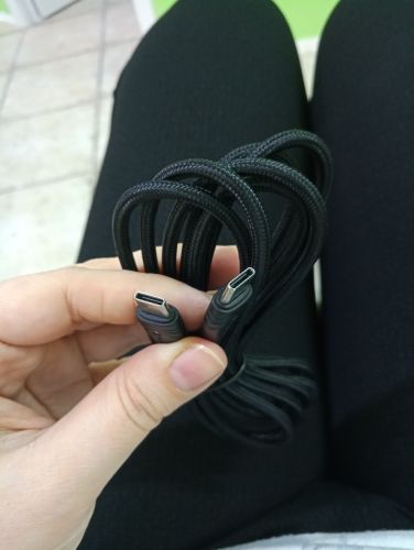 Customer photo review of Titan 60W USB-C to USB-C PD Cable™