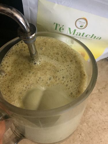 Customer photo review of Té Matcha en polvo organico