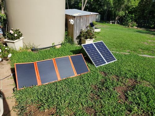 Customer photo review of 140W Blanket Style Solar Panel for Caravan, Camping, Boats, 4WD, Motorhome