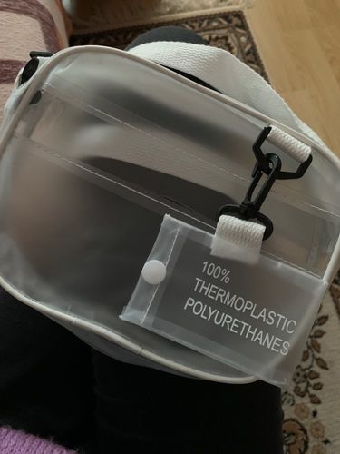 Customer photo review of Jelly - Transparente Schultertasche