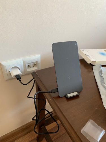 Customer photo review of The Titan Wireless Fast Charging Dock™