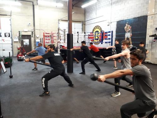 Customer photo review of 20lb Steel Mace a.k.a Macebell