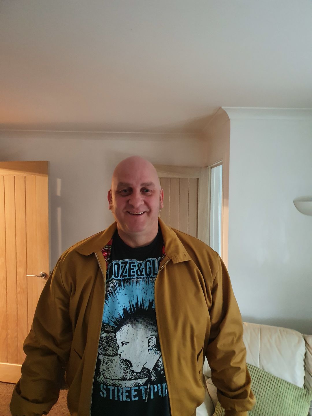 Customer photo review of **NEW**  Harrington Jacket - MUSTARD