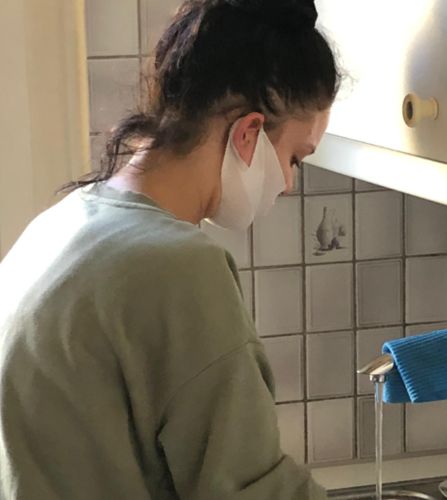 Customer photo review of DermaV™  |  Masque amincissant pour ovale du visage