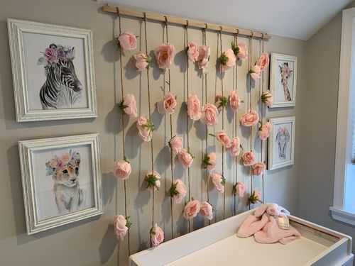 Customer photo review of Flower Crown Animals Canvas Prints