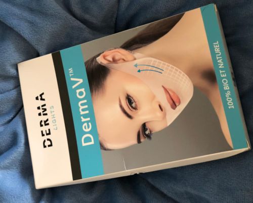 Customer photo review of DermaV™  |  Masque amincissant pour ovale du visage