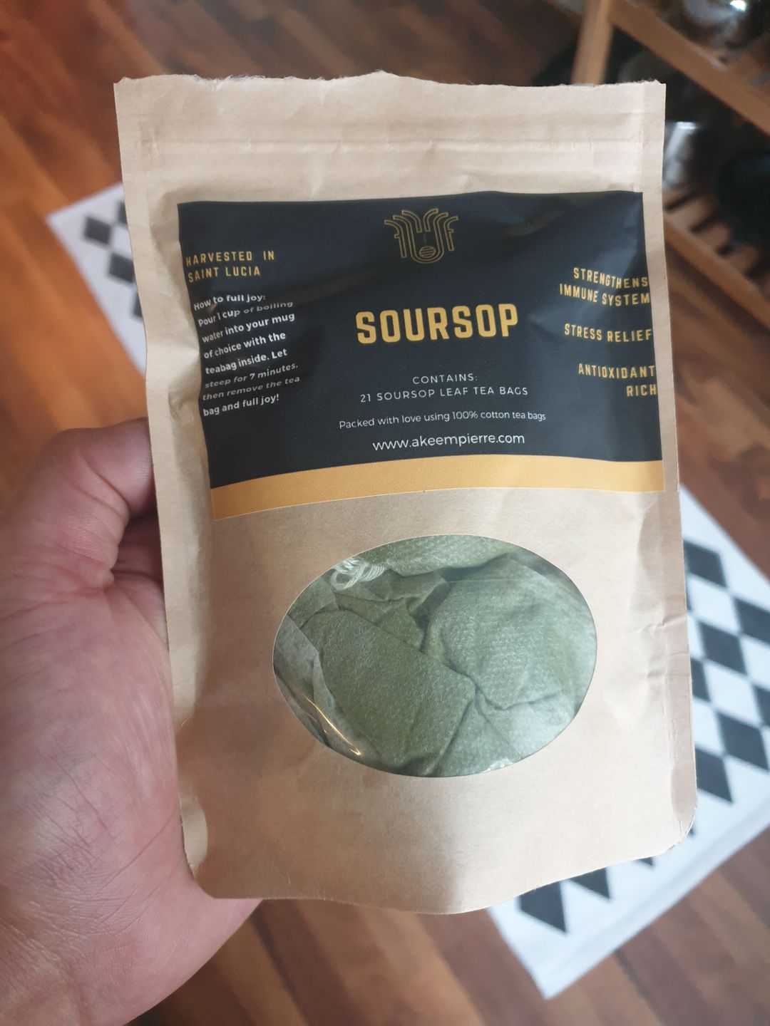 Customer photo review of Soursop Leaf