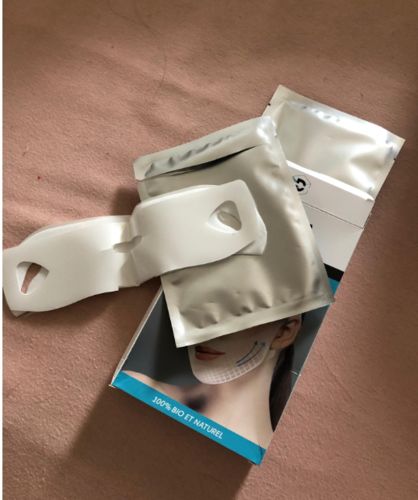 Customer photo review of DermaV™  |  Masque amincissant pour ovale du visage