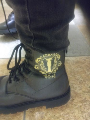 Customer photo review of Harry Potter 4 Houses Women's Boots HP0005