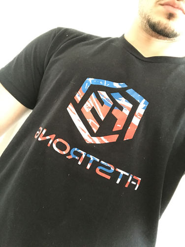 Customer photo review of FitStrong Crewneck - 4th Of July Limited Edition