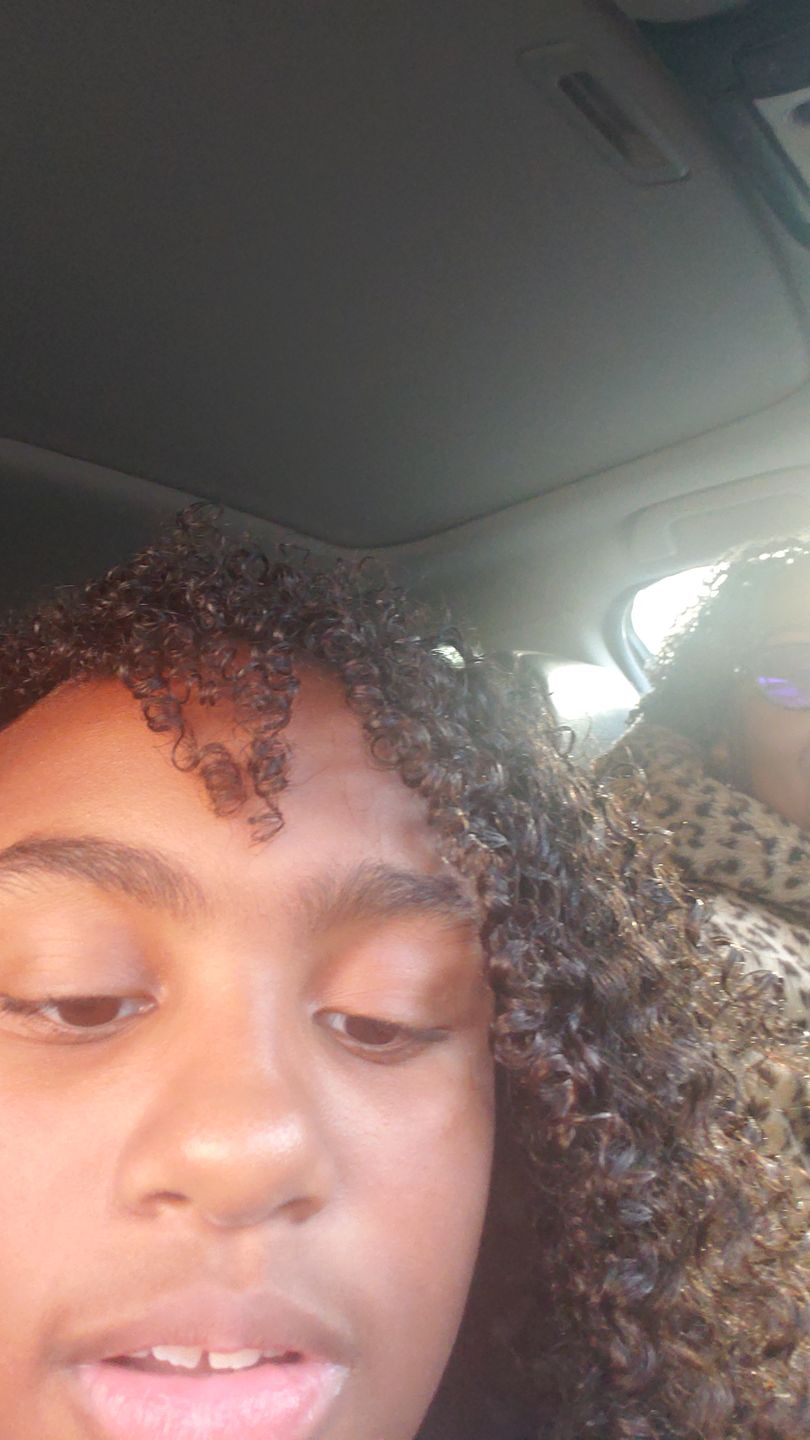 Customer photo review of Curly Hair Moisturizer with Organic Avocado Oil and Organic Jojoba Oil with Lavender Fragrance