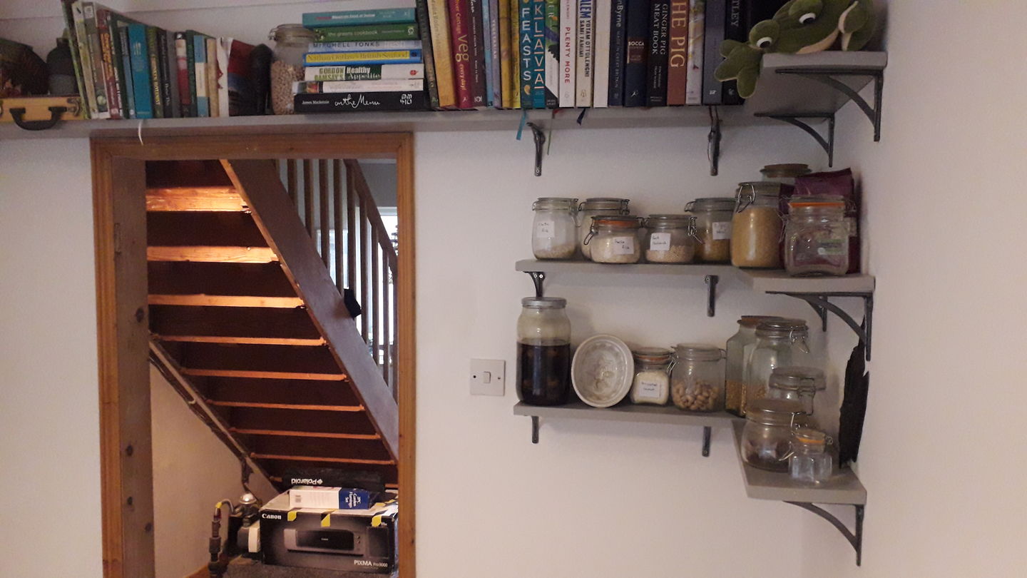 Customer photo review of 6 Inch Ironbridge Cast Iron Shelf Bracket