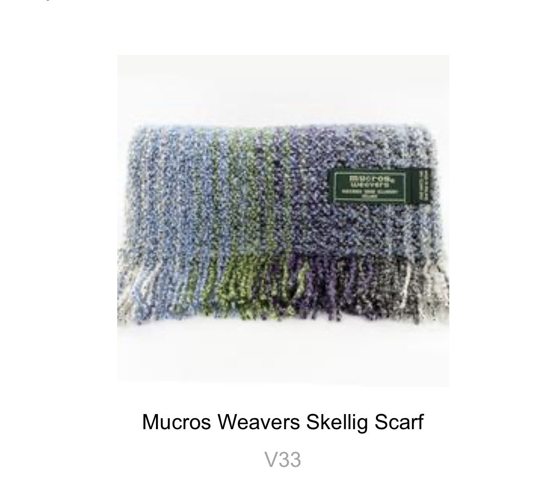 Customer photo review of Mucros Weavers Skellig Scarf